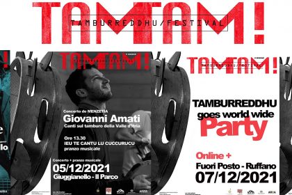 TamTam Tamburreddhu Festival VI edizione 4-8 dicembre 2021